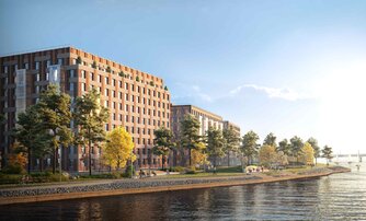 Квартира в ЖК Neva Haus, 4 комнатная, 154.8 м², 6 этаж