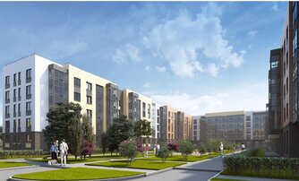 Квартира в ЖК Югтаун, 1 комнатная, 37.64 м², 1 этаж