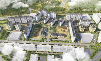 Квартира в ЖК Ржевский парк, студия, 23.2 м², 2 этаж