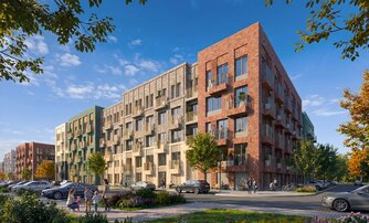Квартира в ЖК «Слобода», 1 комнатная, 36.19 м², 1 этаж