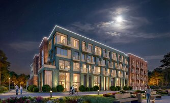 Квартира в ЖК «Слобода», 1 комнатная, 36.19 м², 1 этаж