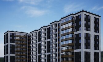 Квартира в ЖК Эко Гармония, 1 комнатная, 43.67 м², 1 этаж