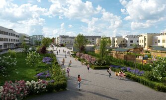 Квартира в ЖК «Плюс Пулковский», 3 комнатная, 74.2 м², 4 этаж