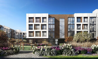 Квартира в ЖК Охтинские высоты, 2 комнатная, 55.94 м², 3 этаж