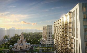 Квартира в ЖК «Бульвар Грина», студия, 26.95 м², 3 этаж