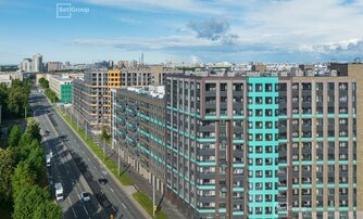Квартира в ЖК Панорама парк Сосновка, 2 комнатная, 55.92 м², 11 этаж