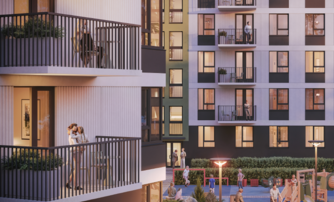 Квартира в ЖК Арт Парк, 3 комнатная, 76.62 м², 1 этаж