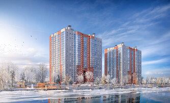 Квартира в ЖК Живи в Рыбацком, 3 комнатная, 72.74 м², 4 этаж