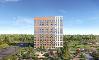 Квартира в ЖК GloraX Новоселье, 2 комнатная, 46.32 м², 9 этаж