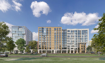 Квартира в ЖК Город спутник Южный, 3 комнатная, 65.83 м², 2 этаж