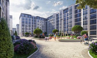 Квартира в ЖК 'Фамилия', 3 комнатная, 144.54 м², 4 этаж