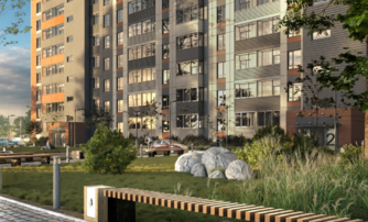 Квартира в ЖК «Дуэт», 1 комнатная, 37.3 м², 2 этаж