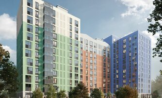 Квартира в ЖК Янила Форест, 1 комнатная, 39.4 м², 2 этаж