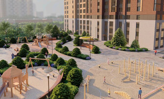 Квартира в ЖК Сибирь, 1 комнатная, 43.5 м², 6 этаж