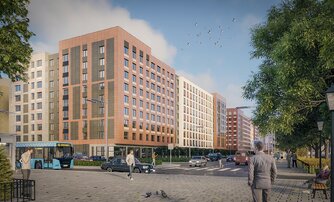 Квартира в ЖК Квартал Заречье, 2 комнатная, 64.75 м², 3 этаж