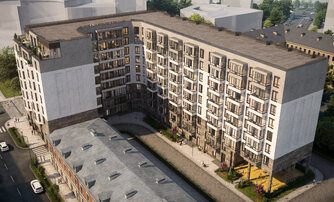 Квартира в ЖК TESORO, 3 комнатная, 107 м², 2 этаж