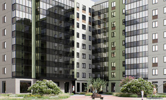 Квартира в ЖК «IQ», 3 комнатная, 74.09 м², 2 этаж