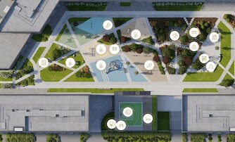 Квартира в ЖК Куинджи, 3 комнатная, 86.2 м², 7 этаж