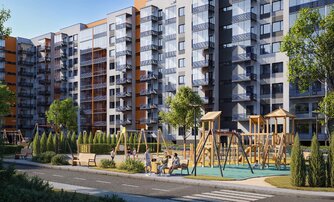 Квартира в ЖК Финский Квартал, 1 комнатная, 42.57 м², 5 этаж