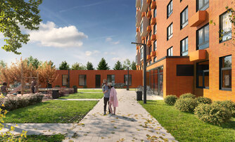 Квартира в ЖК Заречный парк, 1 комнатная, 32.27 м², 17 этаж