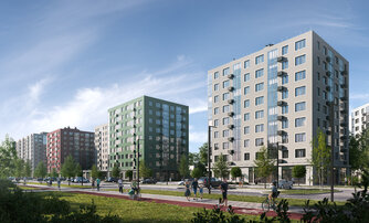 Квартира в ЖК А101 Лаголово, 2 комнатная, 54.7 м², 12 этаж