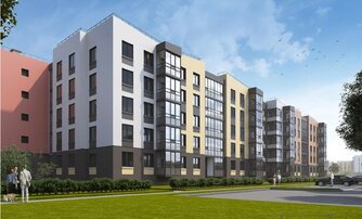 Квартира в ЖК Югтаун, 1 комнатная, 37.64 м², 1 этаж