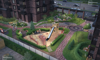 Квартира в ЖК «Сэтл ЛОФТ», 1 комнатная, 36.38 м², 4 этаж