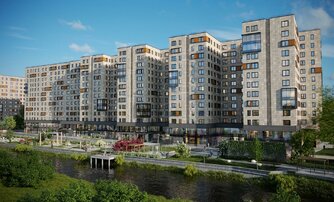 Апартаменты в ЖК «Зум Черная речка», 2 комнатные, 65.82 м², 8 этаж