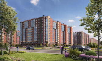 Квартира в ЖК Новое Колпино, 2 комнатная, 59.9 м², 1 этаж