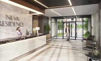 Квартира в ЖК Neva Residence, 4 комнатная, 116.8 м², 5 этаж