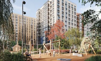 Квартира в ЖК «Янила Форест», 3 комнатная, 66.2 м², 1 этаж