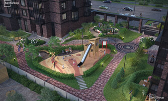 Квартира в ЖК Setl Лофт, 1 комнатная, 36.65 м², 10 этаж