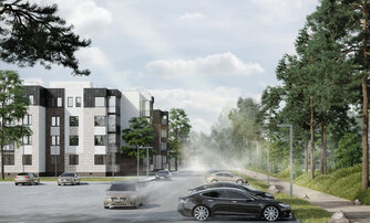 Квартира в ЖК «Новая история», студия, 28.5 м², 2 этаж