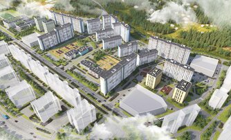 Квартира в ЖК Ржевский парк, студия, 24 м², 1 этаж