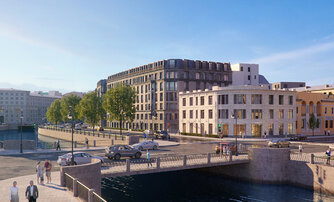 Квартира в ЖК Северная корона, 1 комнатная, 54.99 м², 8 этаж