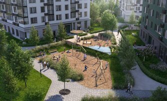 Квартира в ЖК А101 Лаголово, студия, 22.4 м², 10 этаж