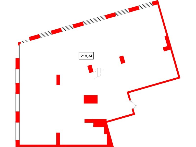 Апартаменты в ЖК 17/33 Петровский Остров, 1 комнатные, 218.34 м², 3 этаж