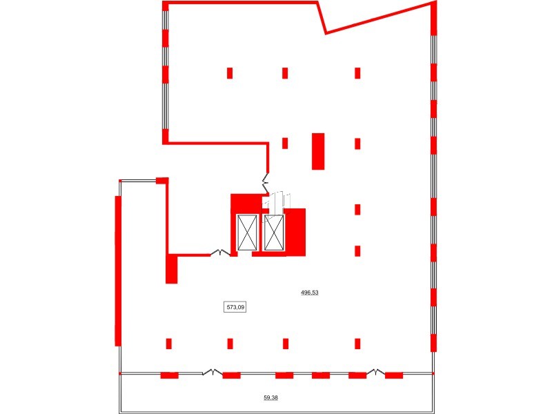 Апартаменты в ЖК 17/33 Петровский Остров, 1 комнатные, 573.09 м², 7 этаж