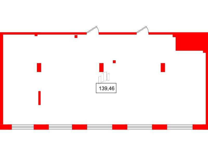 Апартаменты в ЖК 17/33 Петровский Остров, 1 комнатные, 139.46 м², 7 этаж