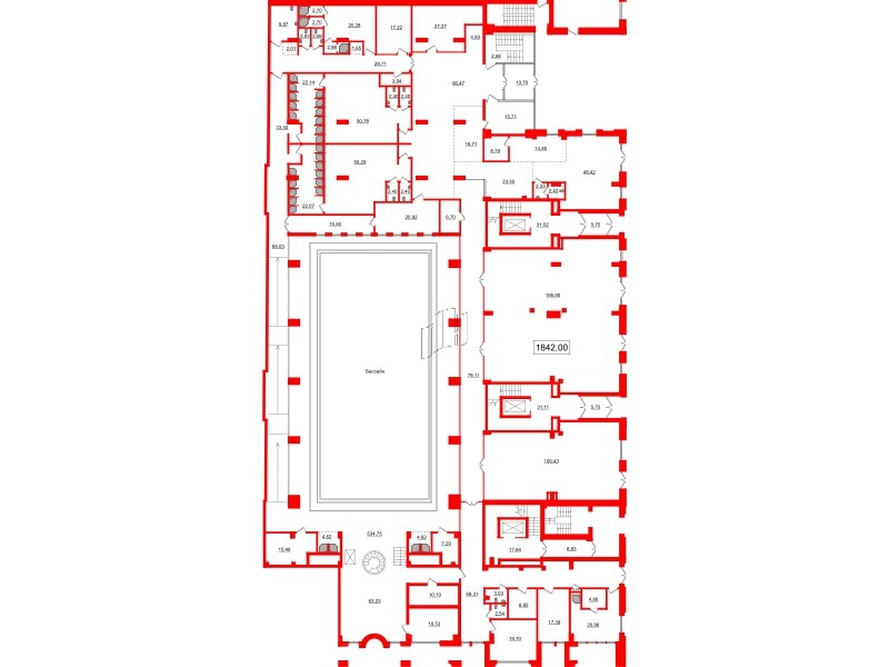 Помещение в ЖК Imperial Club, 2257.2 м², 1 этаж