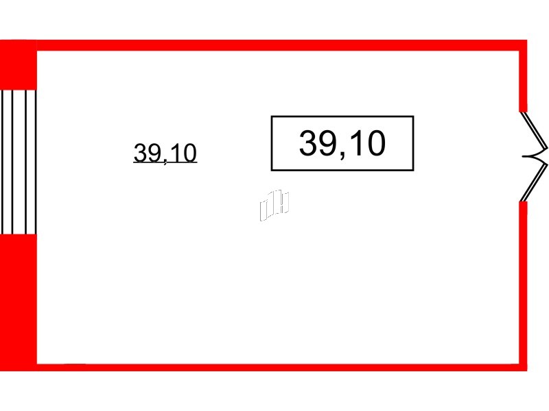 Помещение в ЖК VALO, 39.1 м², 2 этаж