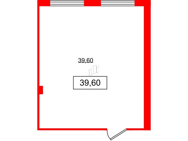 Помещение в ЖК VALO, 39.6 м², 2 этаж