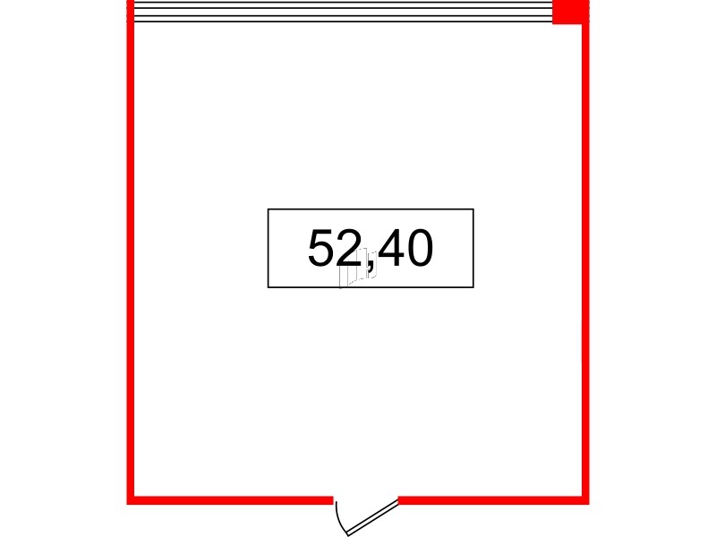 Помещение в ЖК БЦ INSIDE, 52.4 м², 5 этаж