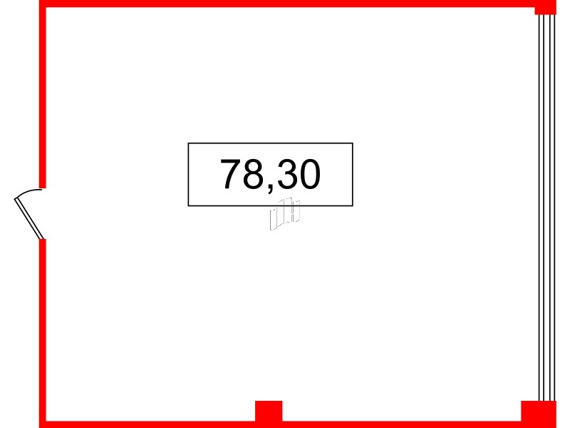 Помещение в ЖК БЦ INSIDE, 78.3 м², 6 этаж