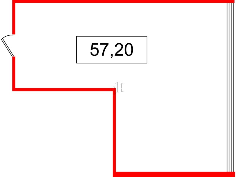 Помещение в ЖК БЦ INSIDE, 57.2 м², 6 этаж