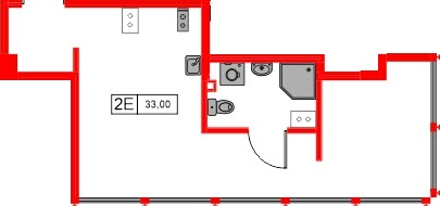 Апартаменты в ЖК Апарт-отель «МОСКО», 1 комнатные, 33 м², 4 этаж