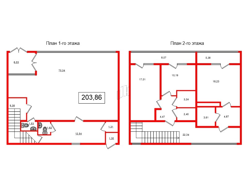 Помещение в ЖК Зеленый квартал, 203.86 м²
