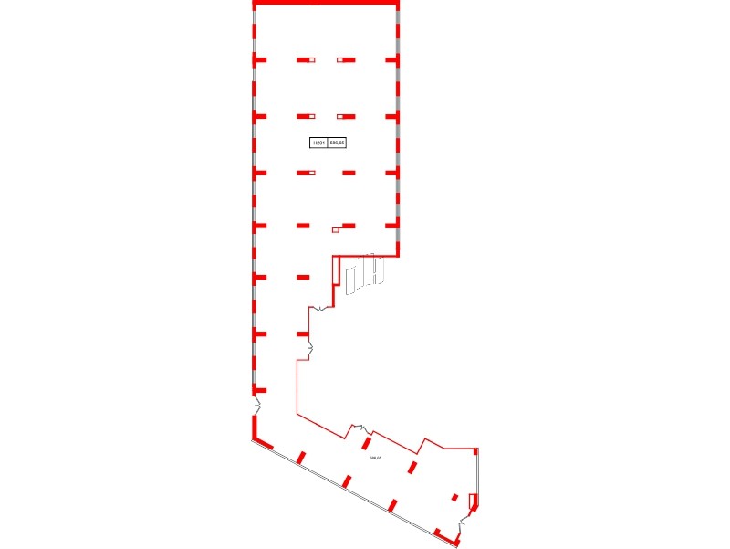 Помещение в ЖК Вертикаль на Московской (корп.2)., 586.65 м², 2 этаж