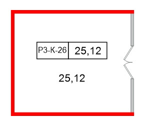 Помещение в ЖК Моско, 25.12 м², 3 этаж