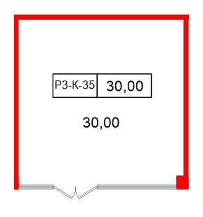 Помещение в ЖК Моско, 30 м², 3 этаж